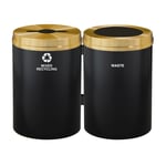 Glaro Premium 66-Gal Double Recycling & Waste Station - Configurable