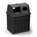 ArchTec Parkview Double Trash/Recycling Receptacle