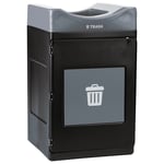 Avante 55 Gal Waste Bin with Standard Gray Lid
