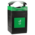 Avante 55 Gal Compost Bin with Green Canopy Lid