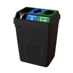 FlexE Triple 50 Gallon Recycling Bin