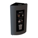 Moon Single Recycling Bin