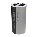 Black Tie Kaleidoscope Two-Stream Round Recycling Station - Configurable