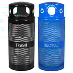 Landscape 34 Recycling and Trash Combo