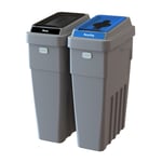 Lean Stream Double Recycling Station| 46 Gallon