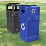 PolyTec Waste & Recycling Combo with Dome Lids - Configurable