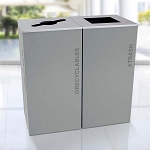 Black Tie Kaleidoscope XL Square Two-Stream Recycling Station - Configurable