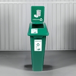 Manusorter Single Bin with Sign - Configurable