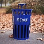 Oakley Eco Series Recycle Bin with Ash Top - Blue