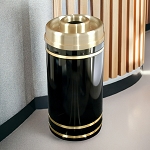 Monte Carlo Ash/Trash Receptacle with Donut Top - Configurable