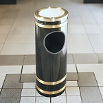 Monte Carlo Ash/Trash Receptacle with Sand Cover - Configurable