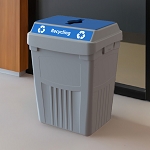 FlexE Single 50 Gallon Recycling Bin