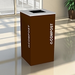 Kaleidoscope Square Compost Bin | NYC Compliant