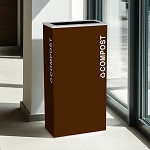 Kaleidoscope XL Rectangular Compost Bin | NYC Compliant