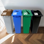 NYC Compliant Waste Watcher Quad Compost Station | 20 Gallon 