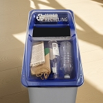 Blue Mixed Recycling Vue Lid