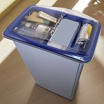 Blue Recycle Vue Lid