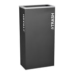 Kaleidoscope XL Rectangular Trash Bin | Black | NYC Compliant