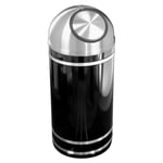 Monte Carlo Waste Receptacle with Self-Closing Dome-Top - Configurable