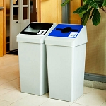 The Smart Sort Two-Stream Recycling Station - Configurable