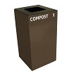 19 Gallon Geocube in Brown w/Compost Decal 