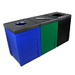 Evolve Cube Three-Stream Recycling Station 