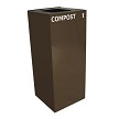 26 Gallon Geocube in Brown w/Compost Decal 