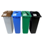 NYC Compliant Waste Watcher Quad Compost Station | 20 Gallon 